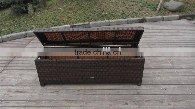 Woven Aluminum Outdoor Furniture Rattan Storage Boxs