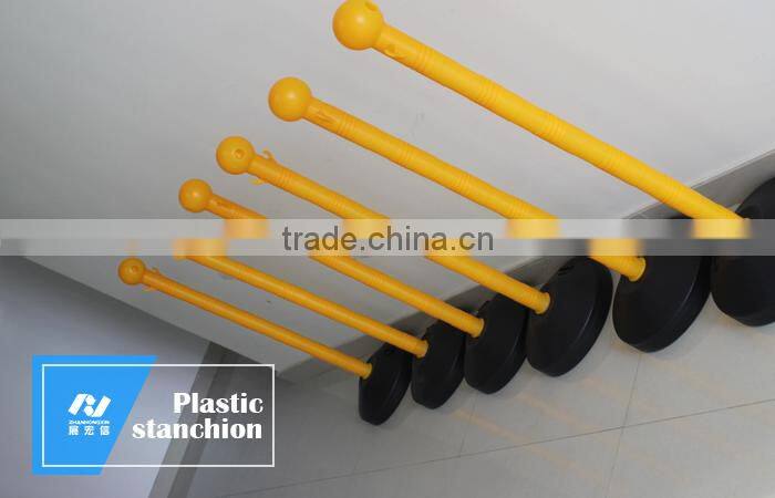 Traffic Plastic Stanchion/used crowd control barriers