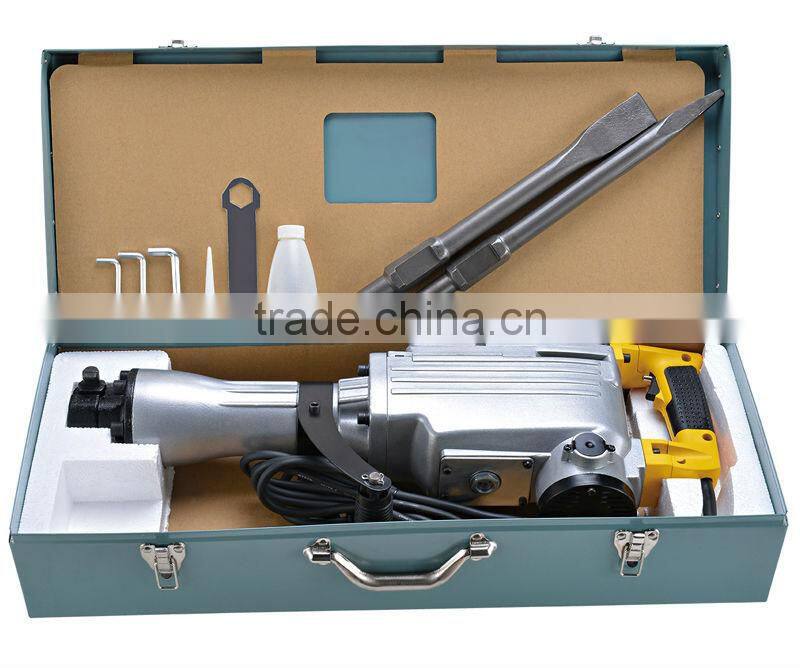 65mm 1520w Concrete Jack Breaker Hammer Portable Electric Rock Demolition Hammer China