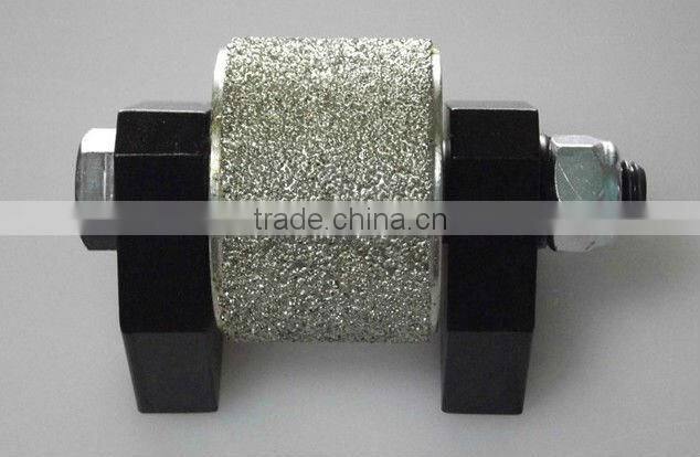 Vacuum brazed diamond abrasive drum wheels for marble