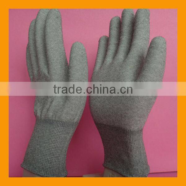 Lint Free Nylon Polyester Seamless Knitted Glove