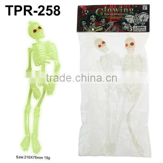 8" Glow-in-the-Dark Halloween Skeletons