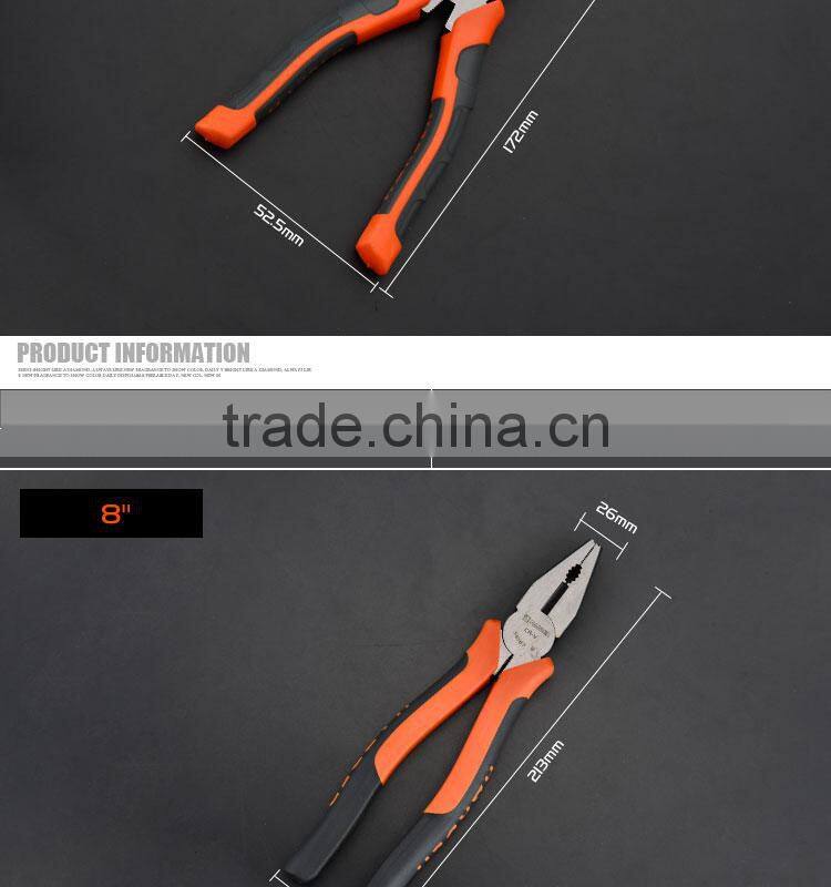 Industry line combination plier OEM ODM style handle combination tools