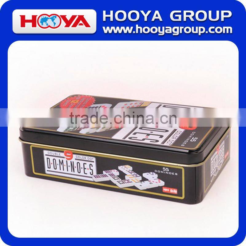 28PC wholesale colored plastic dominoes