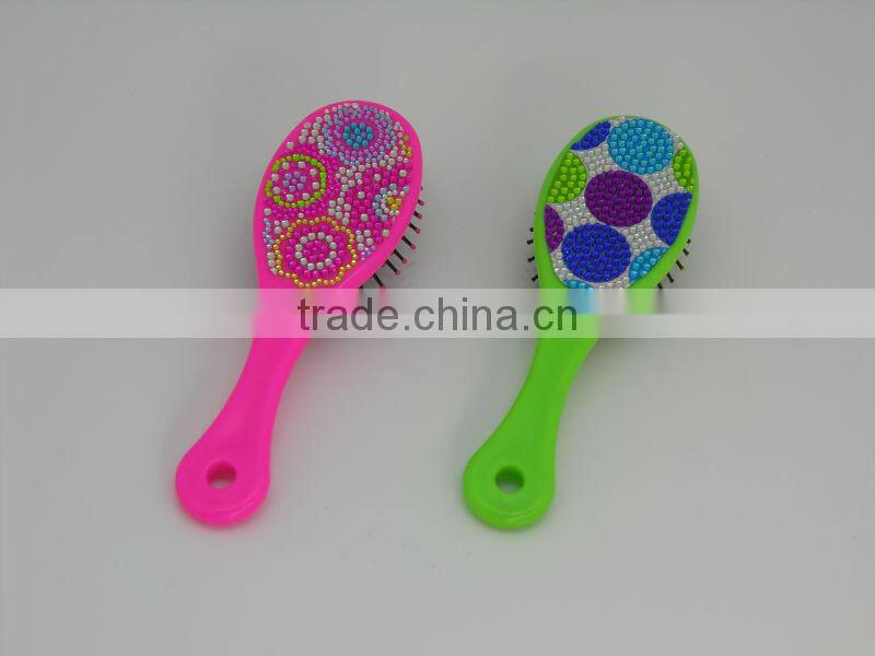 Plastic hair brush, Professional hair brush, Fashion hair brush, hair brush in hair brush, colorful detangling hair brush,