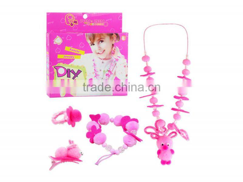 Wholesale beauty set DIY fabric jewelry set
