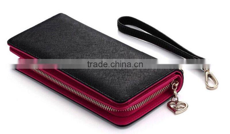 2014 New style leather wallet case for unisex