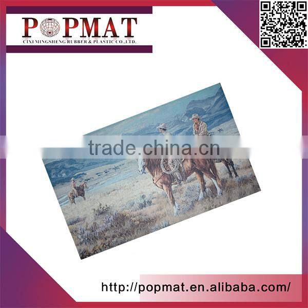 Eco-friendly Custom Print Cloth Logo Floor Mats For Home