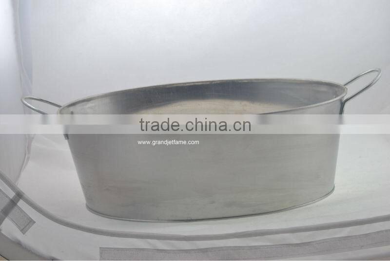 garden light big oval stainess steel ice bucket