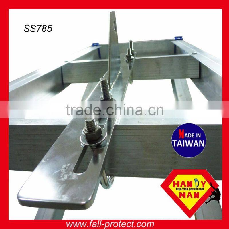 Vertical Lifeline System Stainless Steel Ladder Anchor Point With U Pins