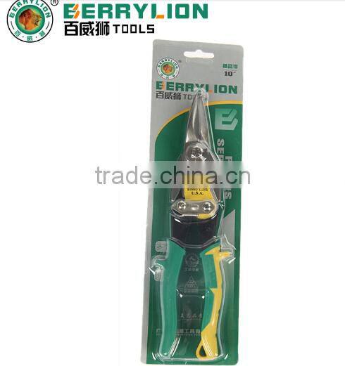 BERRYLION 10 inches American type aviation snip with rubber handle for sale