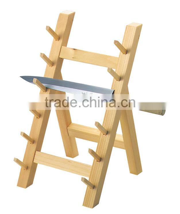 Wooden made Japanese Knife Rack Knife Hanger Knife Display Tool