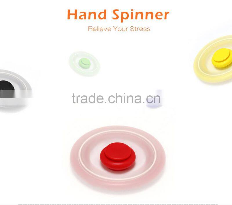 Fidget Hand Spinner Finger Toy Stress Reliever Killing Time Adults/Kids yellow