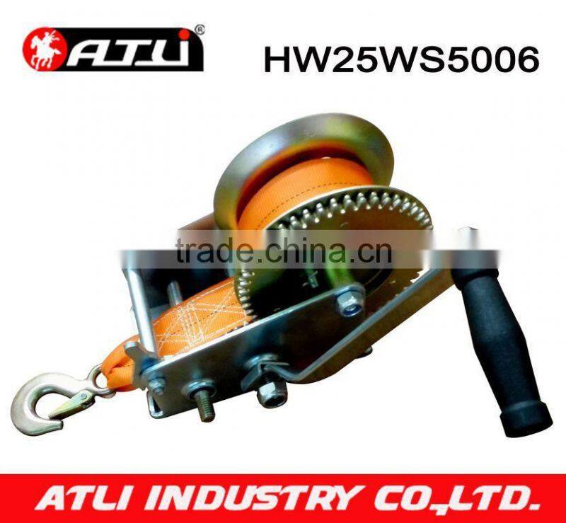 2500lbs Mini boat hand winch with strap