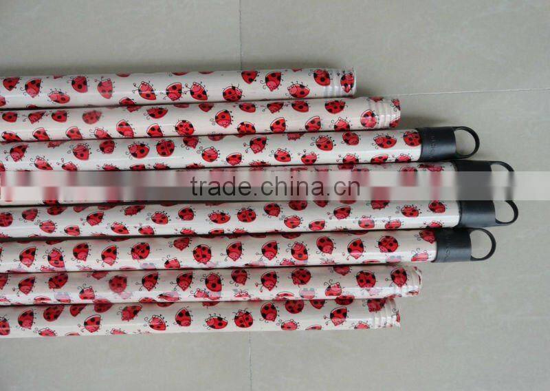 PVC coated wooden broom holder