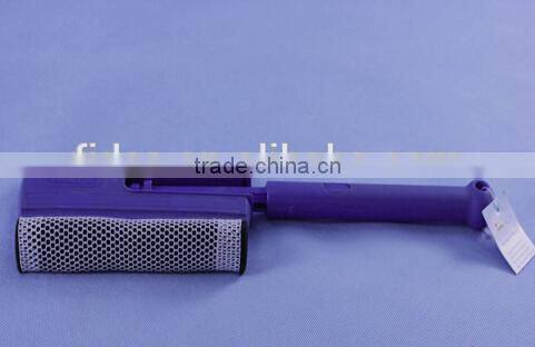 8'' head flexible plastic squeegee with sponge and rubber wiper
