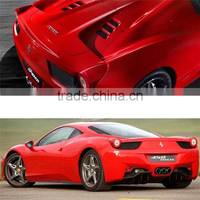 Auto f-errari 458 carbon fiber muffler tip