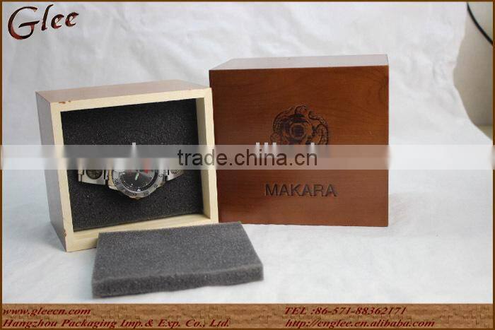Customized Wood Watch Box with Sponge for Men Watch
