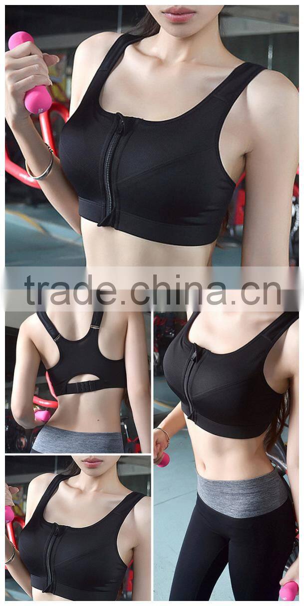 Top Sale high quality women sport bra high impact support raceback workout yoga bra