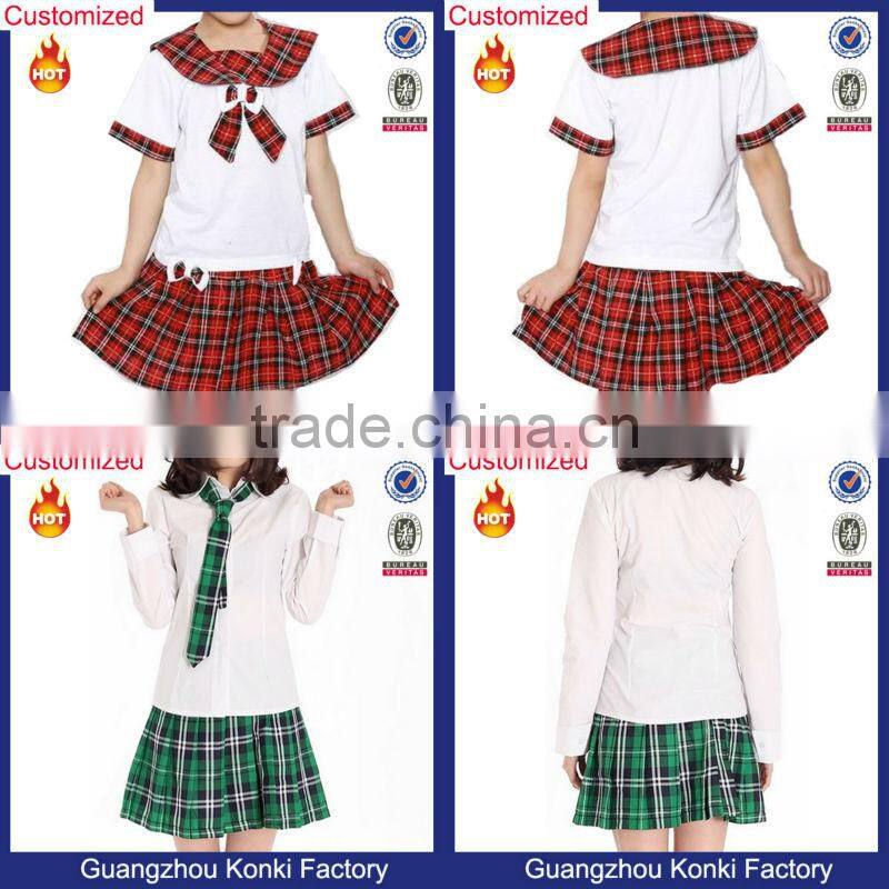 Professional school uniform manufacturers from China custom international kindergarten school uniforms