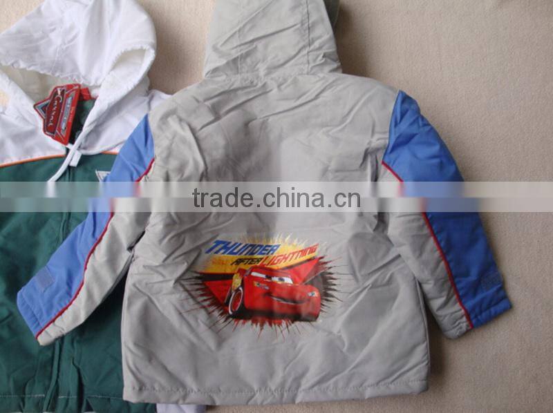 Warm outdoor kids jacket with hood child clothes for winter hoodie jacket