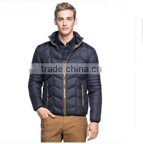 New Design Business Leisure Ultra Light Man Fashion Padded Jacket