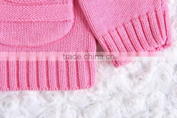Korean style baby girl thin knit cardigan sweater