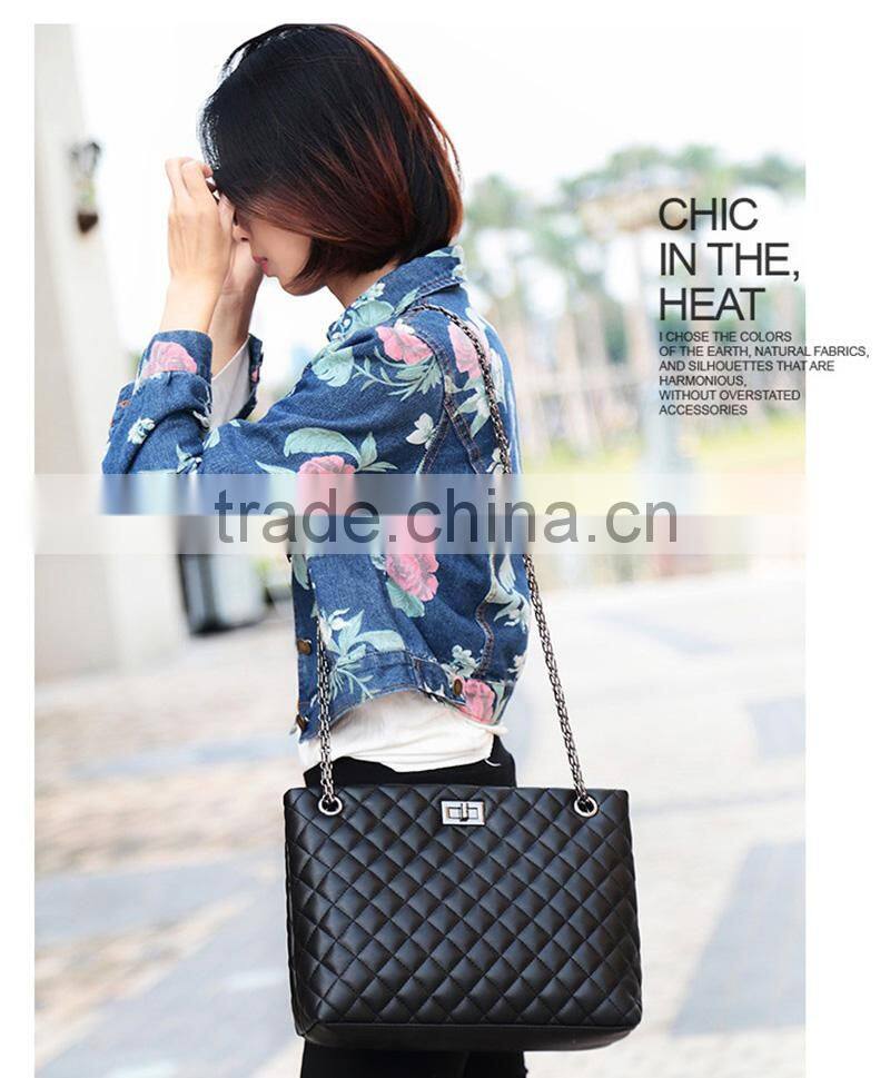 High Quality China Supplier Lady Single -Shoudler Messenger Bags Rhomboids Crossbody Chain Bag