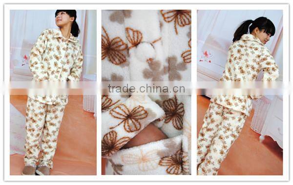 100% polyester comfortable ladies pyjamas