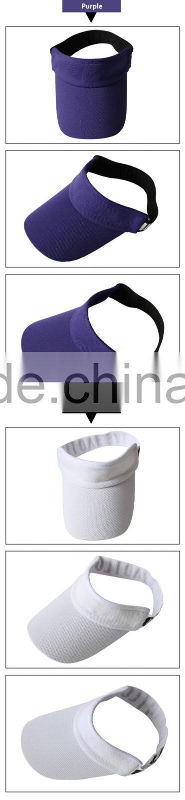 2016Durable Water-Repellent Fabric Sports Visor Cap~Golf Running Hiking Fishing Running Fitness Hat~7 colors~Accept Custom