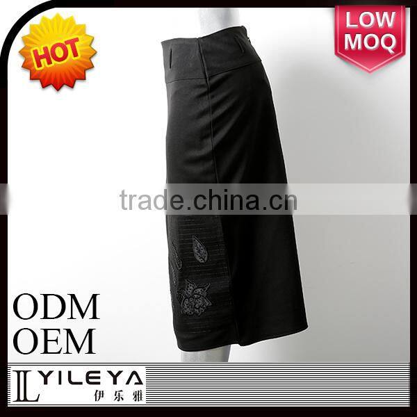 YILEYA plus size new design high waist narrow custom skirt