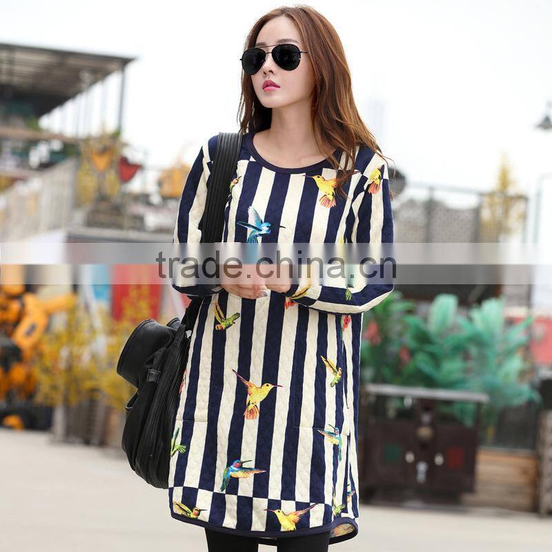 Korean design autumn dress, maternity dress, long sleeve dress