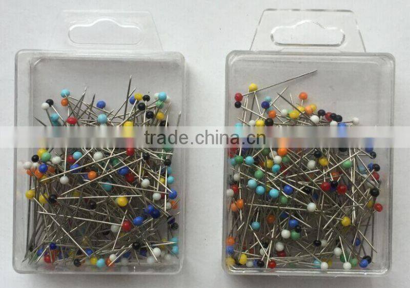 Dressmaking Sewing Straight Pins Round Head Color Pearl Corsage
