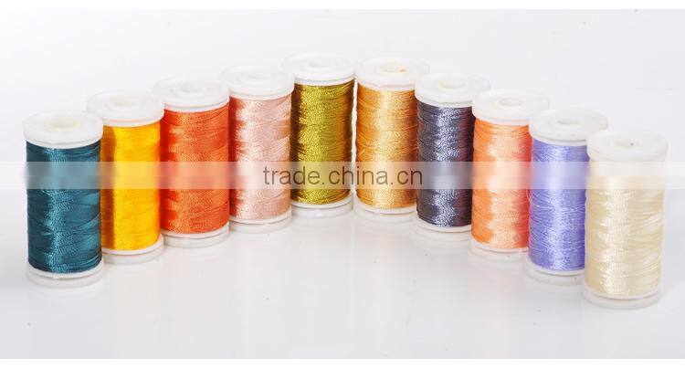 Wholesale high quality 100% polyester filament embroidery bobbin threads