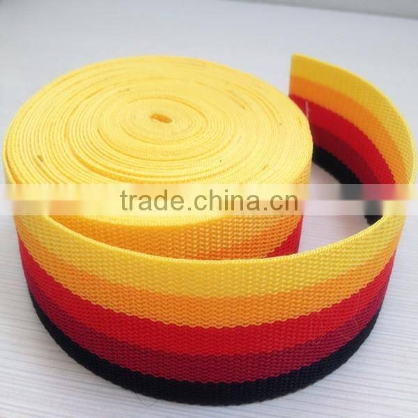 Rainbow Polypropylene Webbing