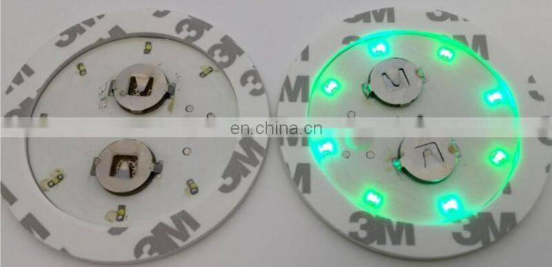 4led bottle sticker led bottle coaster led bottle glorifier