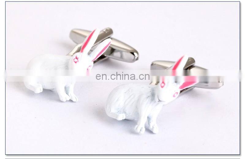 Novelty Little Rabbit Shirt Cufflinks