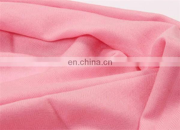 2017 autumn winter mercerized wool herringbone twill weave pattern jacquard scarf women plain color wool shawl