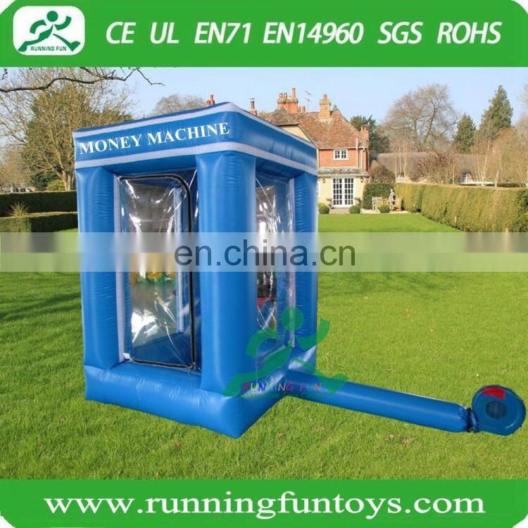 Commercial Advertising Inflatable Cash Grab Money Machine, Inflatabe Money Booth