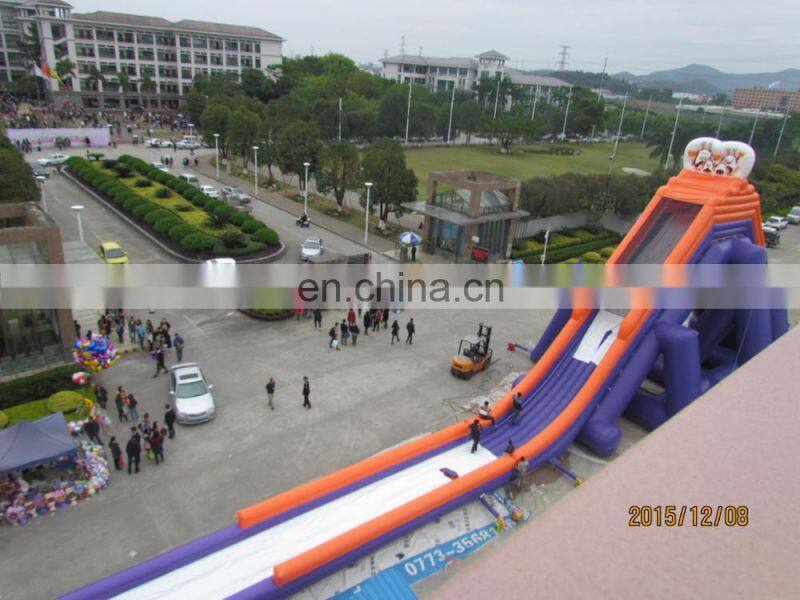 Good quality giant slide adult inflatables sale lake inflatable water slides for kids and adults