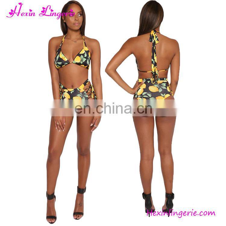 Tropical Coconut Trees Custom Swimsuit Swimwear 2017 Bathing Suit