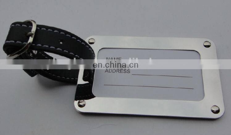 wholesale colorful aluminum luggage tag with logo