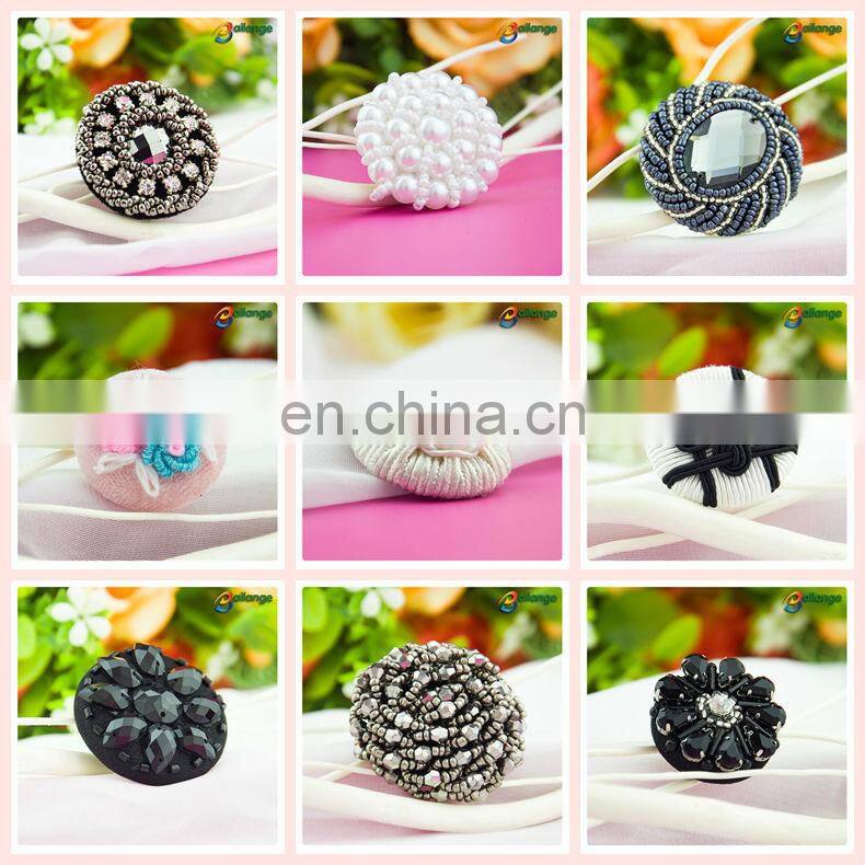 Wholesale high quality fashion rhinestone crystal designer coat shirt clothing buttons beads button designer button for colthing