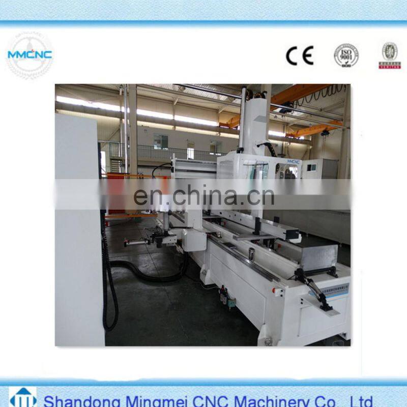 used pvc window manufacturing machine/4-axis Aluminum profile processing Center with Disc tool magazine
