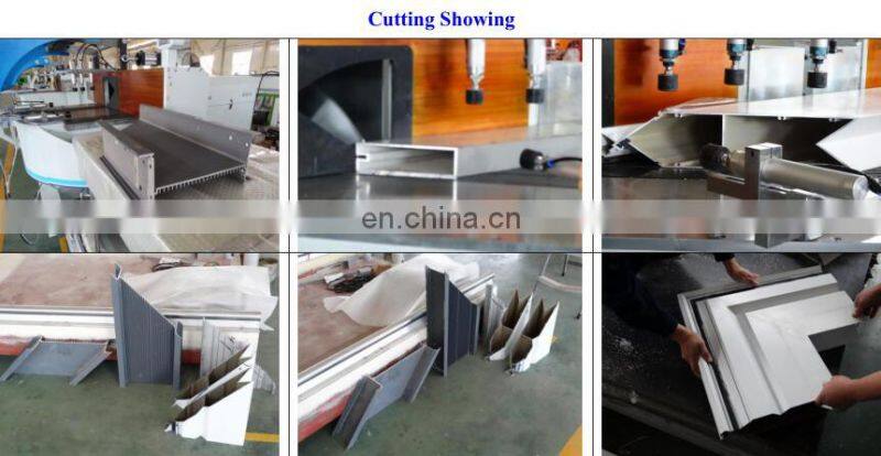 Aluminium Window Door Profile Double Head Cutting Saw Machine