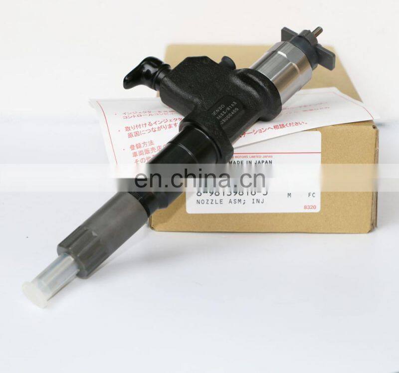 genuine auto part fuel injector 095000-8633 095000-8163 common rail injector 8-98139816-3