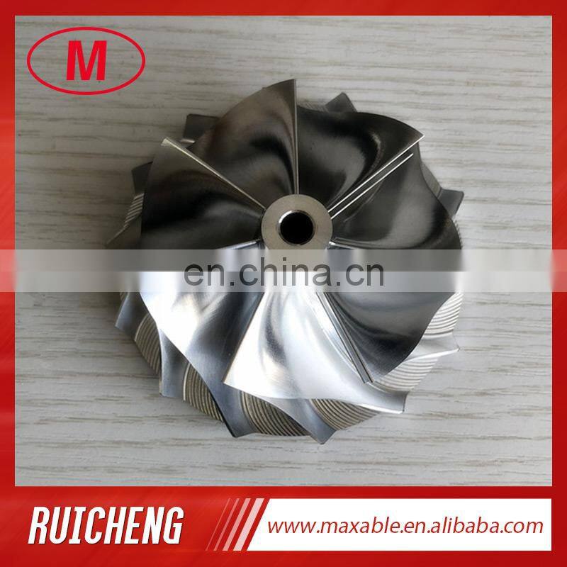 GTX3583 7+7blades 66.30/84.00mm turbo milling/aluminum 2618/billet compressor wheel
