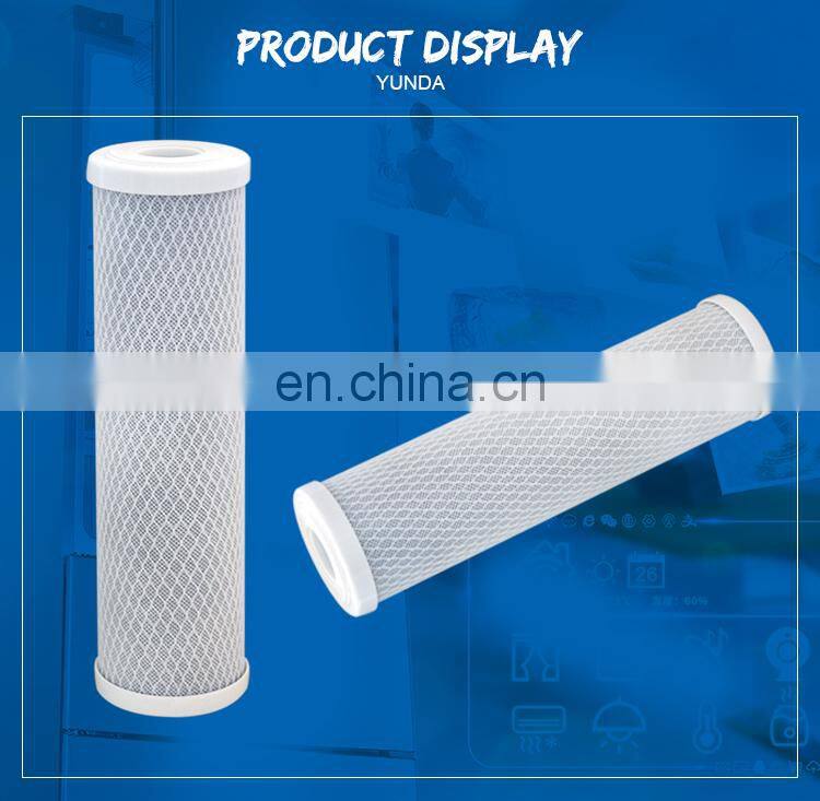 Activated Carbon Block Water Filter Cartridge Sintered