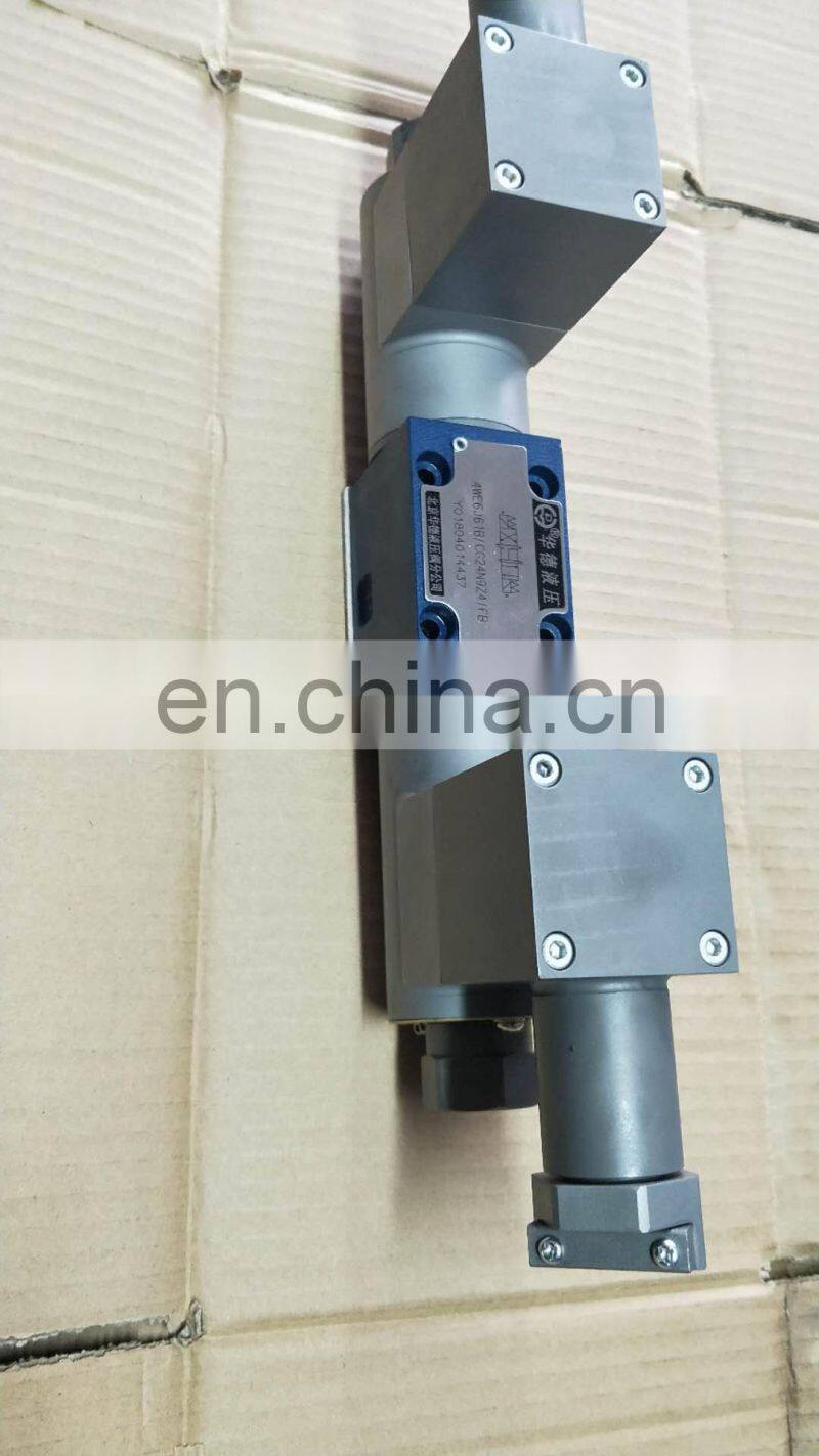 HuaDe explosion proof solenoid valve 4WE6J61B/CG24N9Z4/FB Hydraulic oil medium control solenoid valve