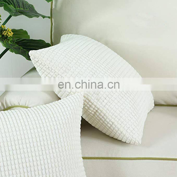 Corn Velvet Square Throw Pillow corduroy Cushion Cover for home decorative